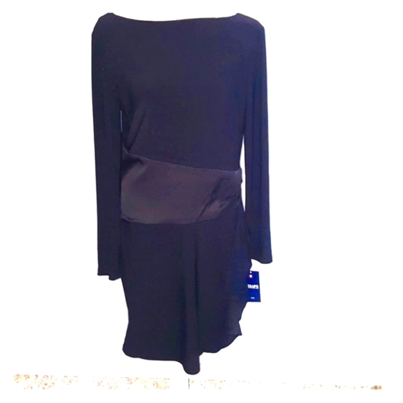 Chaps Black Dress - Picture 2 of 7